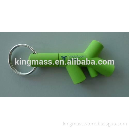OEM branch shape headphone music 3 way splitter